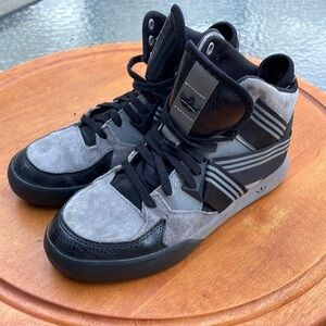 Adidas Originals C-10 Basketball Sneakers rare Black/Ash Sz 5.5